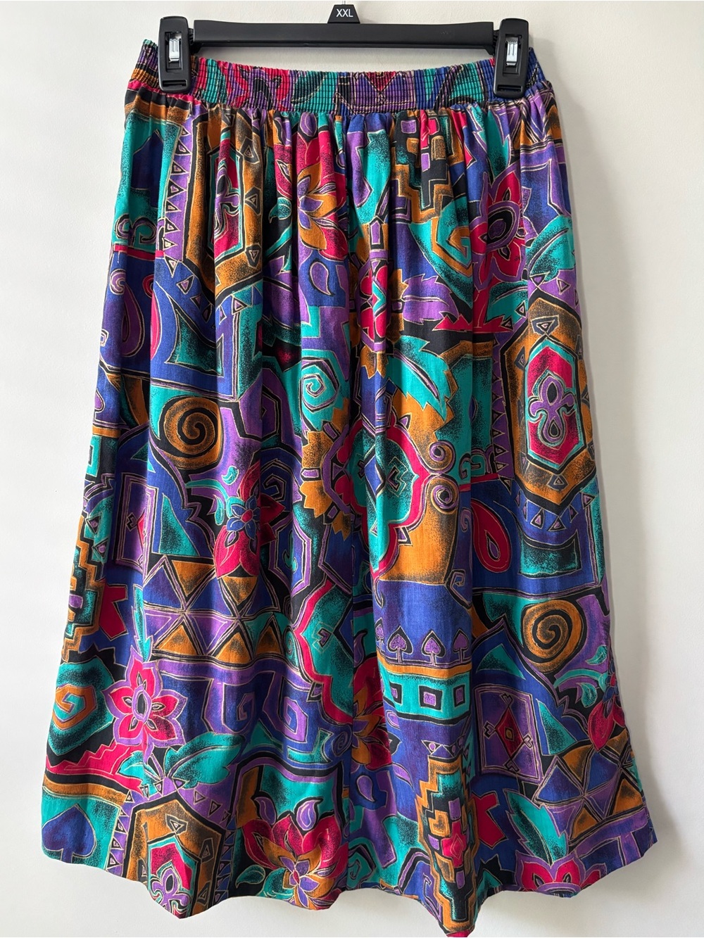Vintage Roaman's Multicolor Midi Skirt